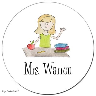 Sugar Cookie Gift Stickers - Ms. Warren